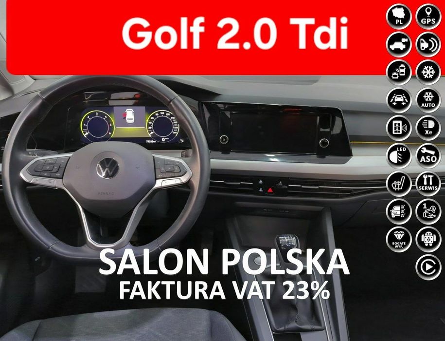 Volkswagen Golf 2021Tylko Salon Polska Bezwypadkowe 1Właściciel