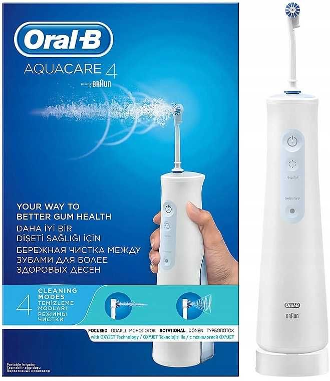 Bezprzewodowy irygator do zębów Oral-B Braun AquaCare 4