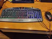 Teclado e rato com LED's