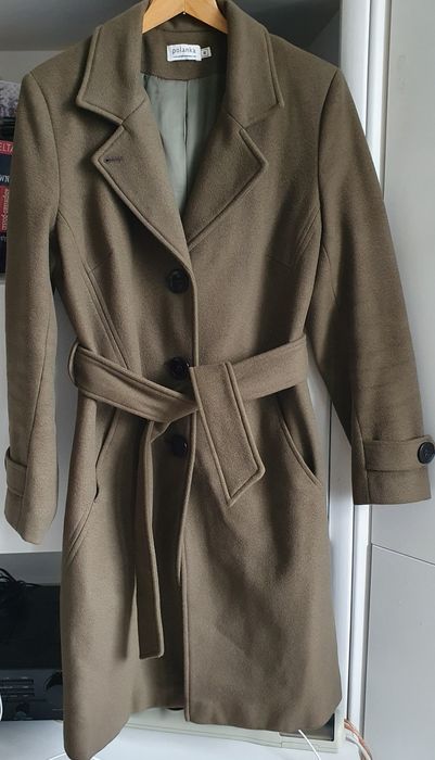 Płaszcz wełniany jesienno wiosenny Polanka M/38 khaki
