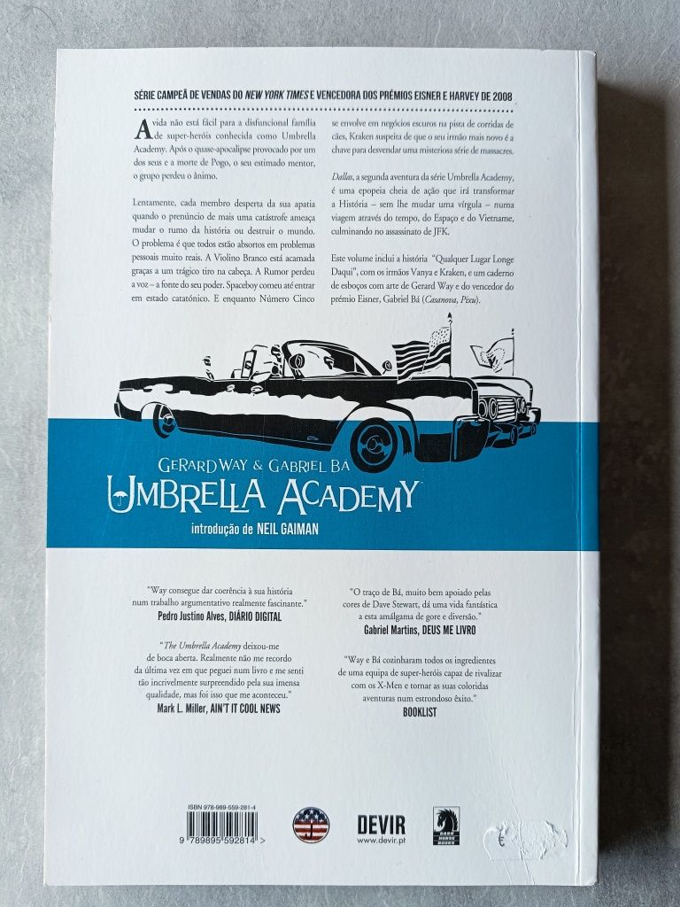 Livro The Umbrella Academy, Dallas Gérard Way