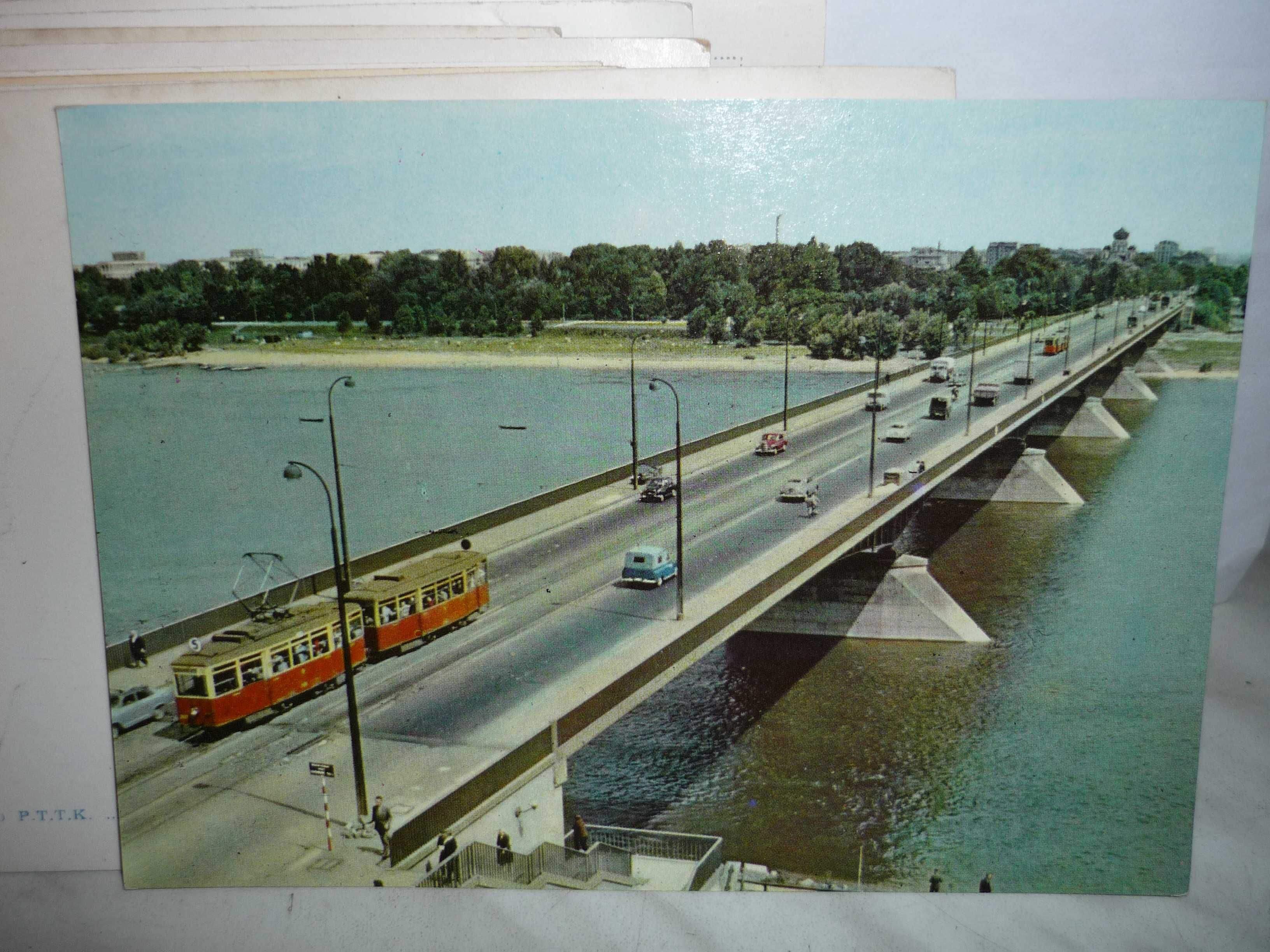 Warszawa , Most Śląsko-Dąbrowski , pocztówka.