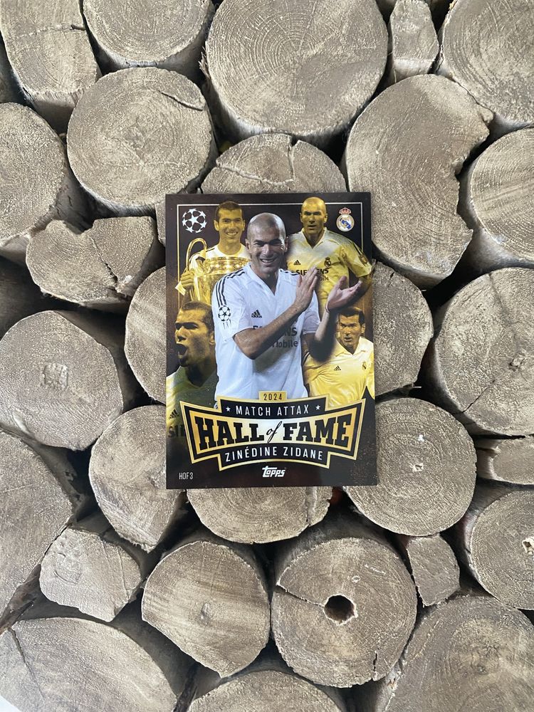 Carta Zinedine Zidane Hall of Fame
