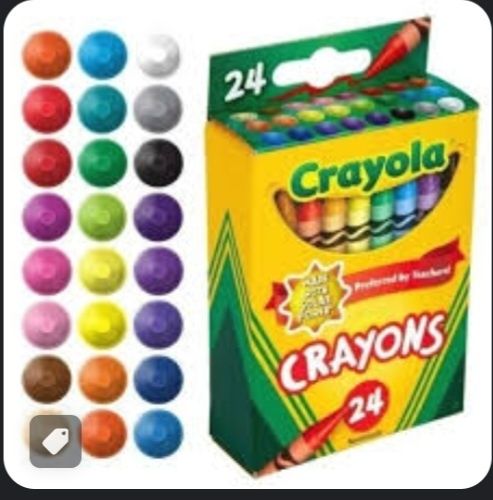Воскові олівці восковые карандаши Crayola 24 шт