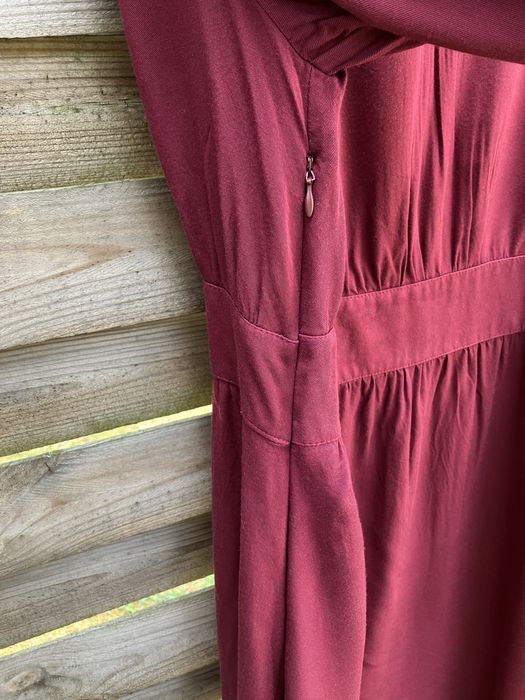 Sukienka retro Aeterie Primula Bordeaux