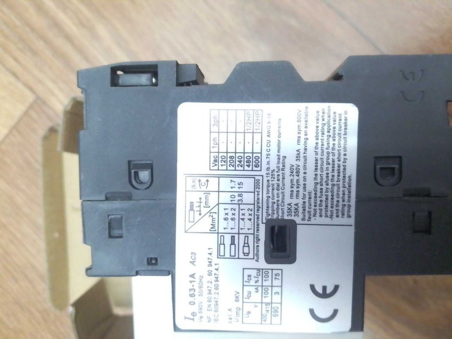 Автоматический выключатель защиты двигателя CNC GV2-MEА