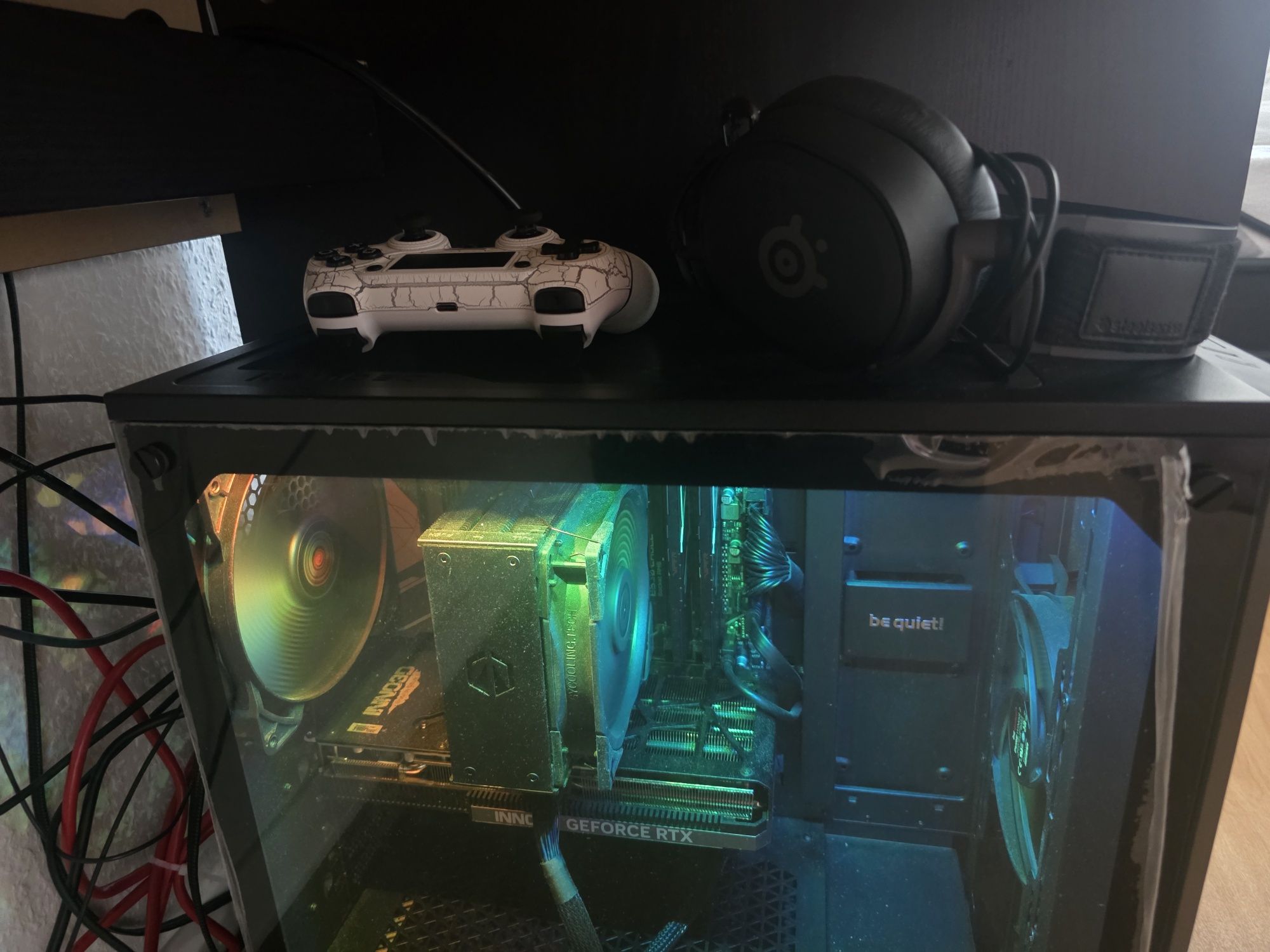 Zestaw GAMING/STREAM: RTX 4070Ti Super, 2 Monitory, Komputer, Akcesori
