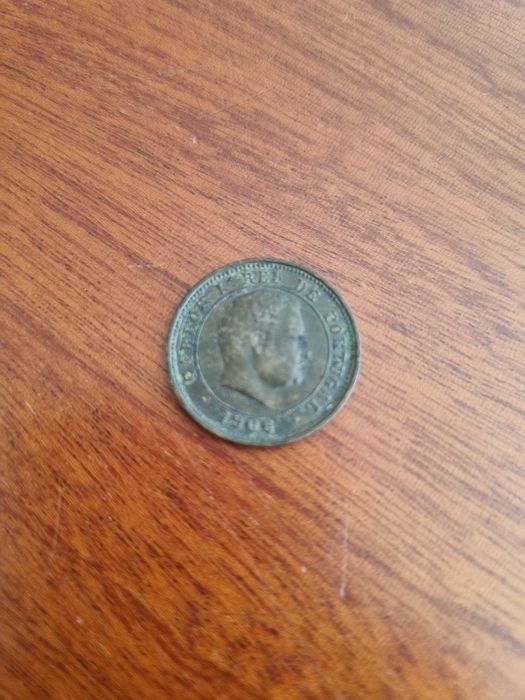 Moeda Antiga de 5 Réis - Dom Carlos I - 1906