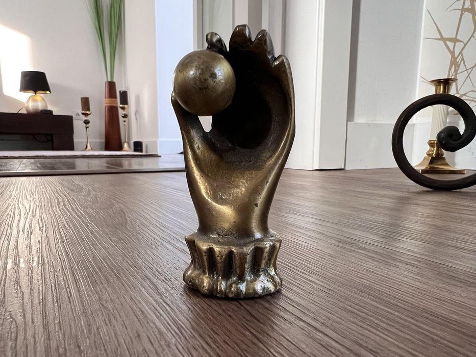 Porta caneta bronze.Anos 1950