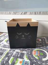 Skrzynia na zabawki szafka pojemnik Eket Ikea kot kotek