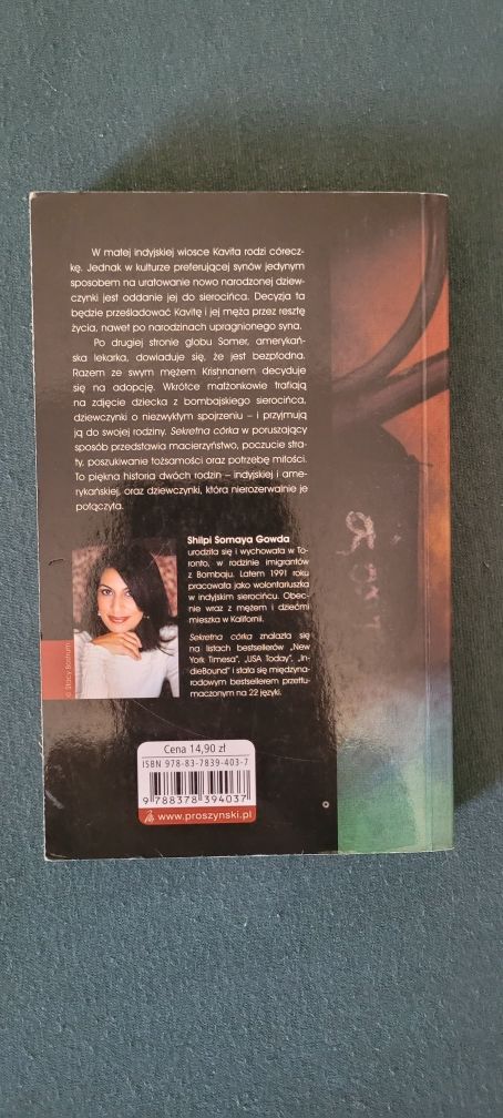 Książka Sekretna córka- Gowda