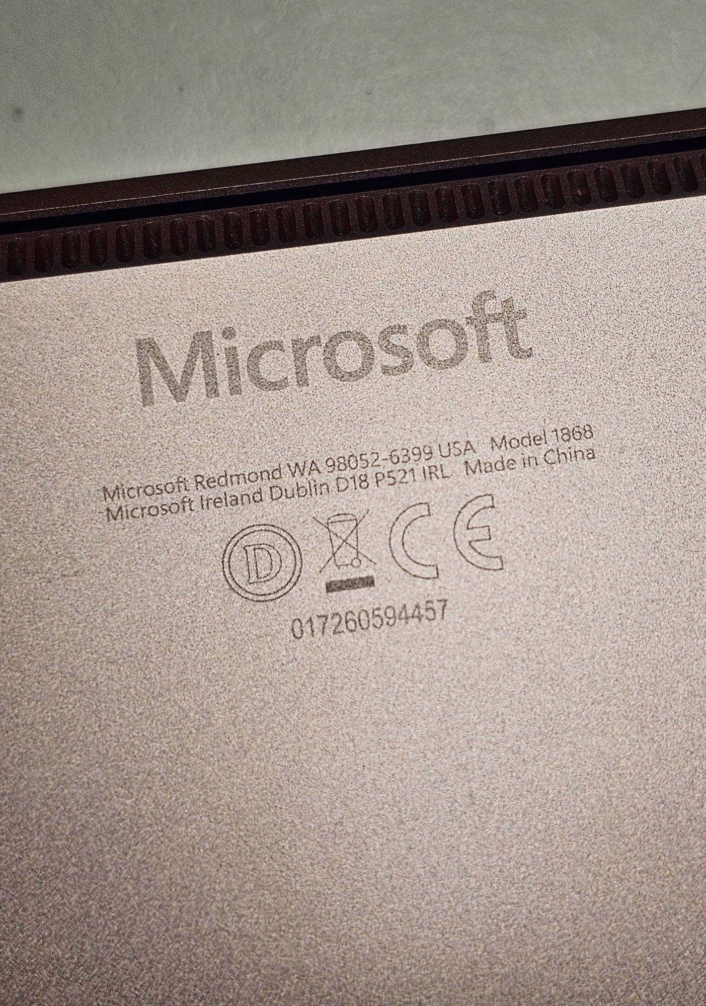 Microsoft SURFACE laptop 3 8Gb 250 GB Windows 10 Pro