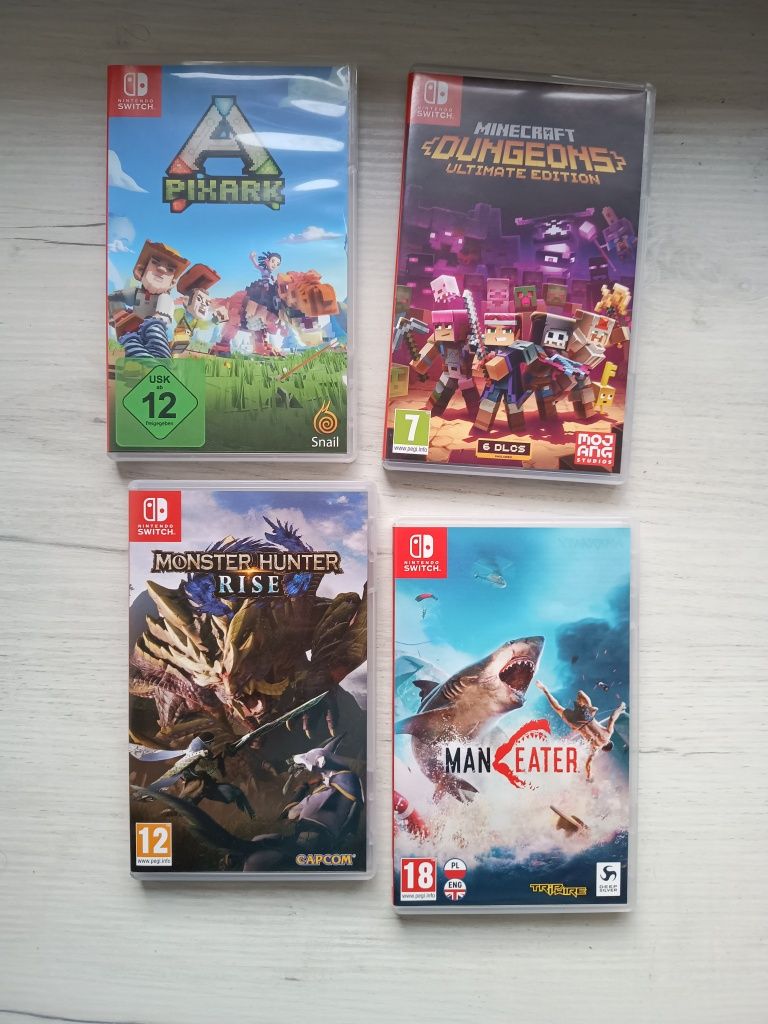 Nintendo Switchv2 [nowsza wersja] używany, zestaw z grami+karta 128gb