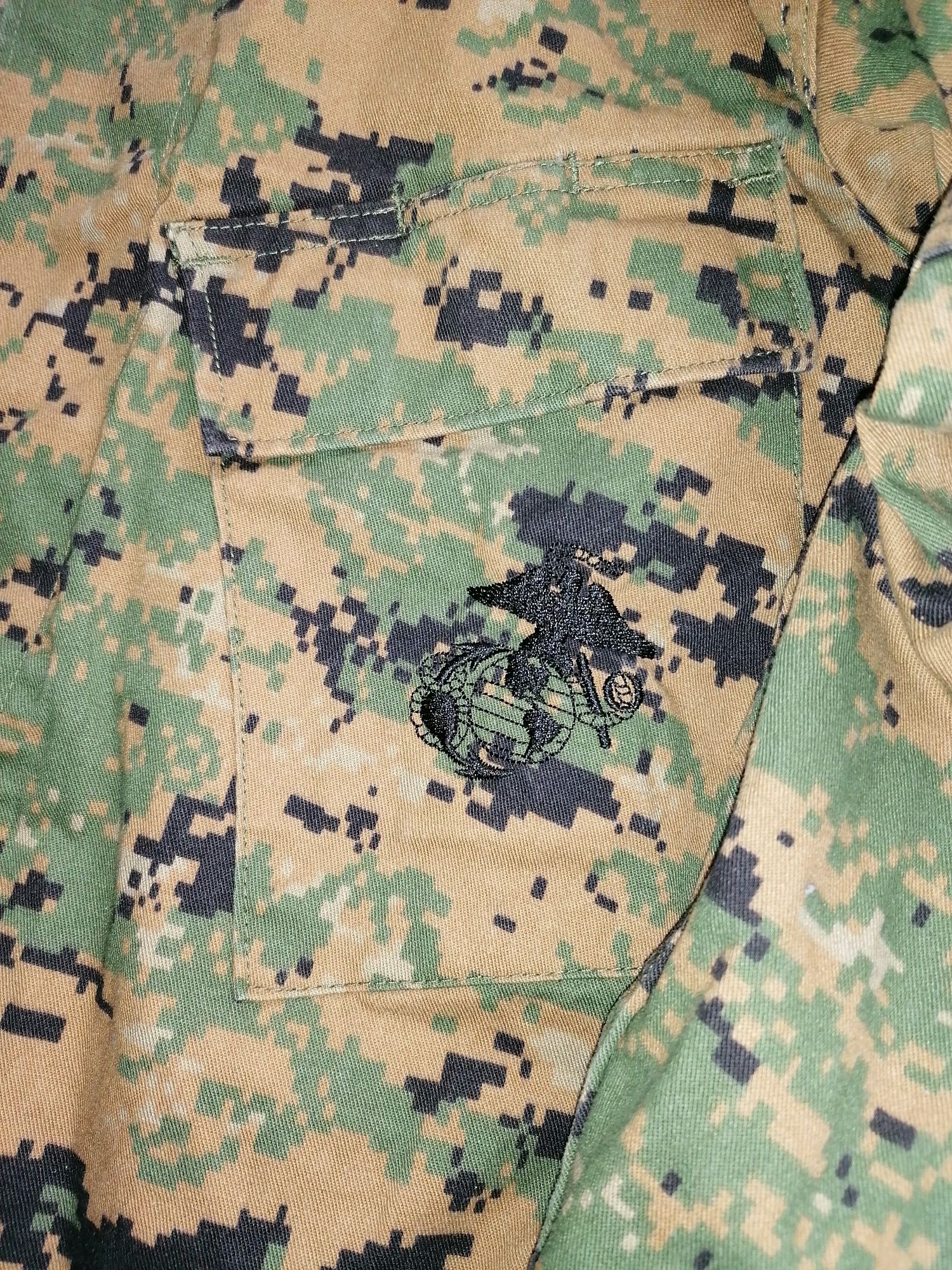 Mundur taktyczny Helikon USMC jak nowy rozmiar M Woodland
