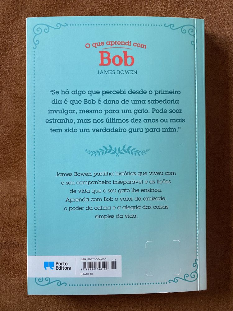 O que aprendi com Bob - livro de bolso