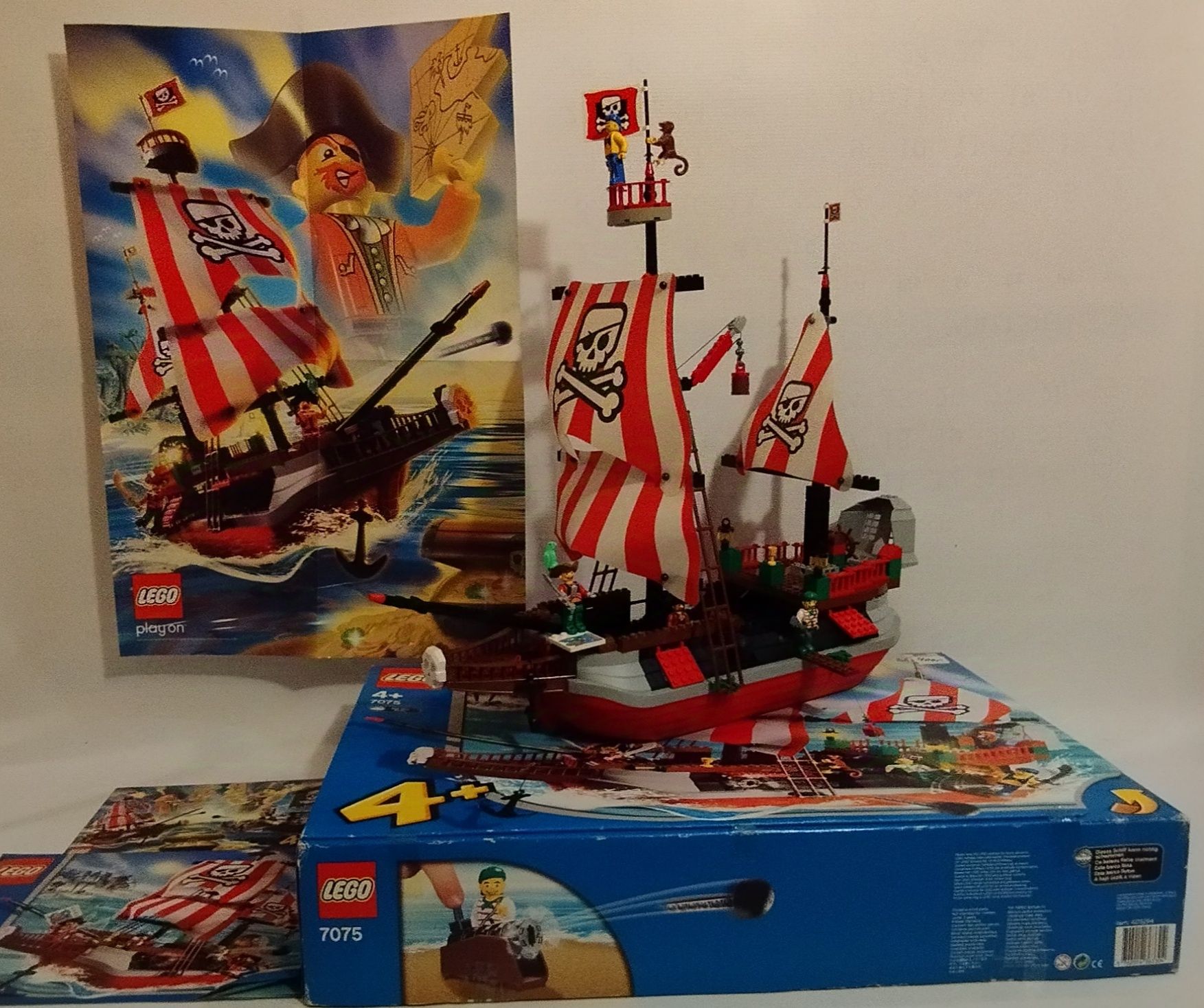 Lego Pirates 7075 Statek piracki  unikat  100 % kompletny