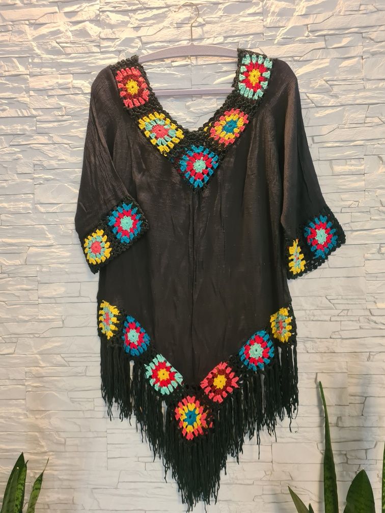 Sukienka tunika plażowa pareo boho