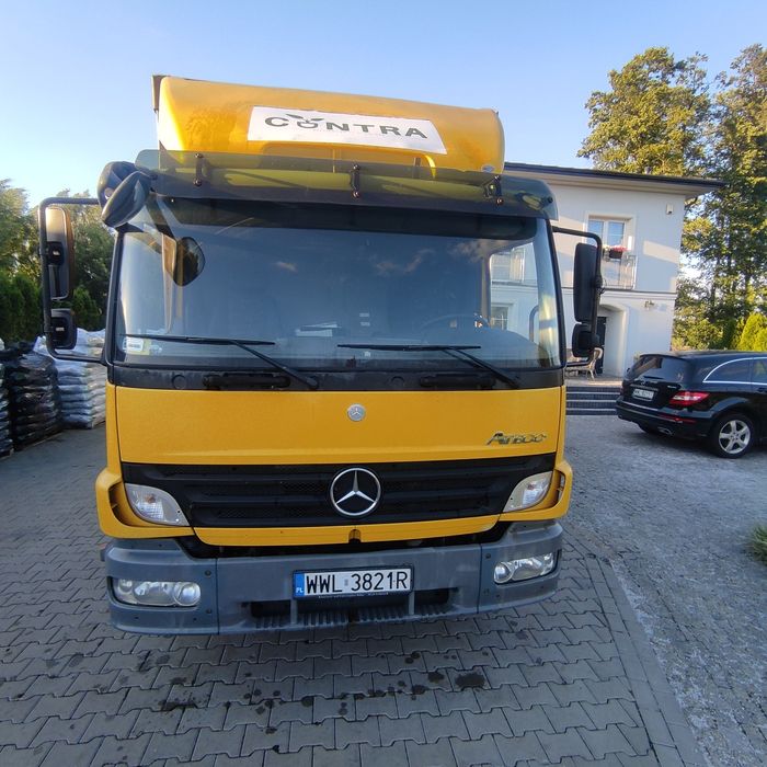 Mercedes Atego 1222, faktura VAT cena brutto,, winda, firanka, plandek