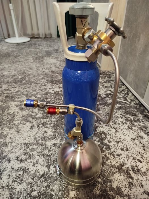 Газозварювальний пост,балон кисневий +пропановий