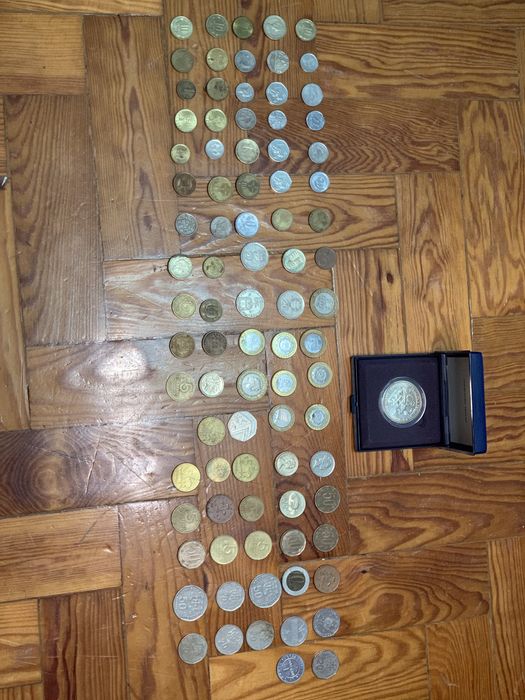 Moedas antigas varios paises