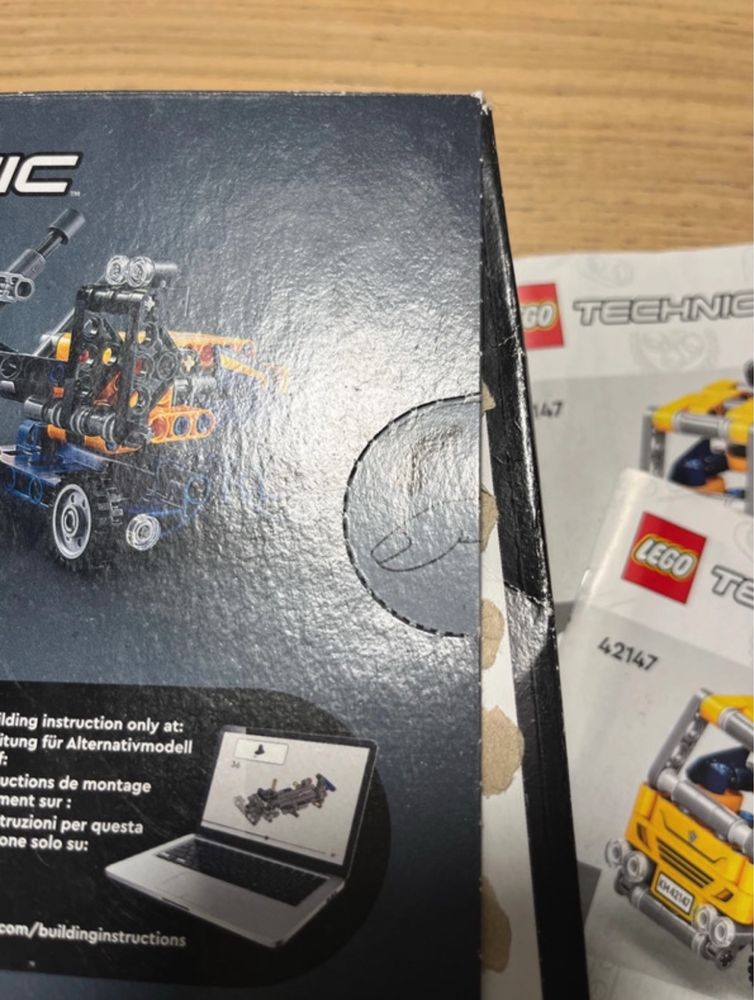 Lego Technic 42147 wywrotka - pudelko i instrukcja