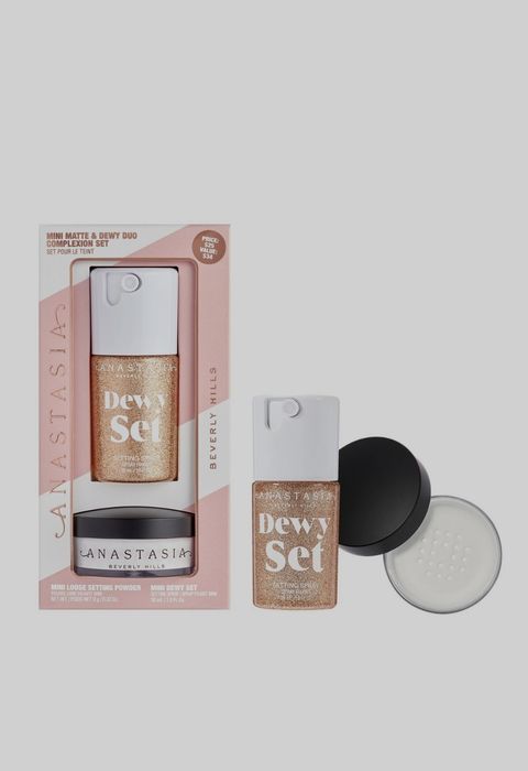 Anastacia Beverly Hills mini matte & dewy set puder i utrwalacz