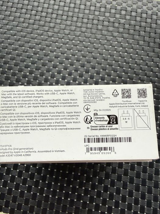 AirPods Pro 2 USB-C Чек,Гарантия