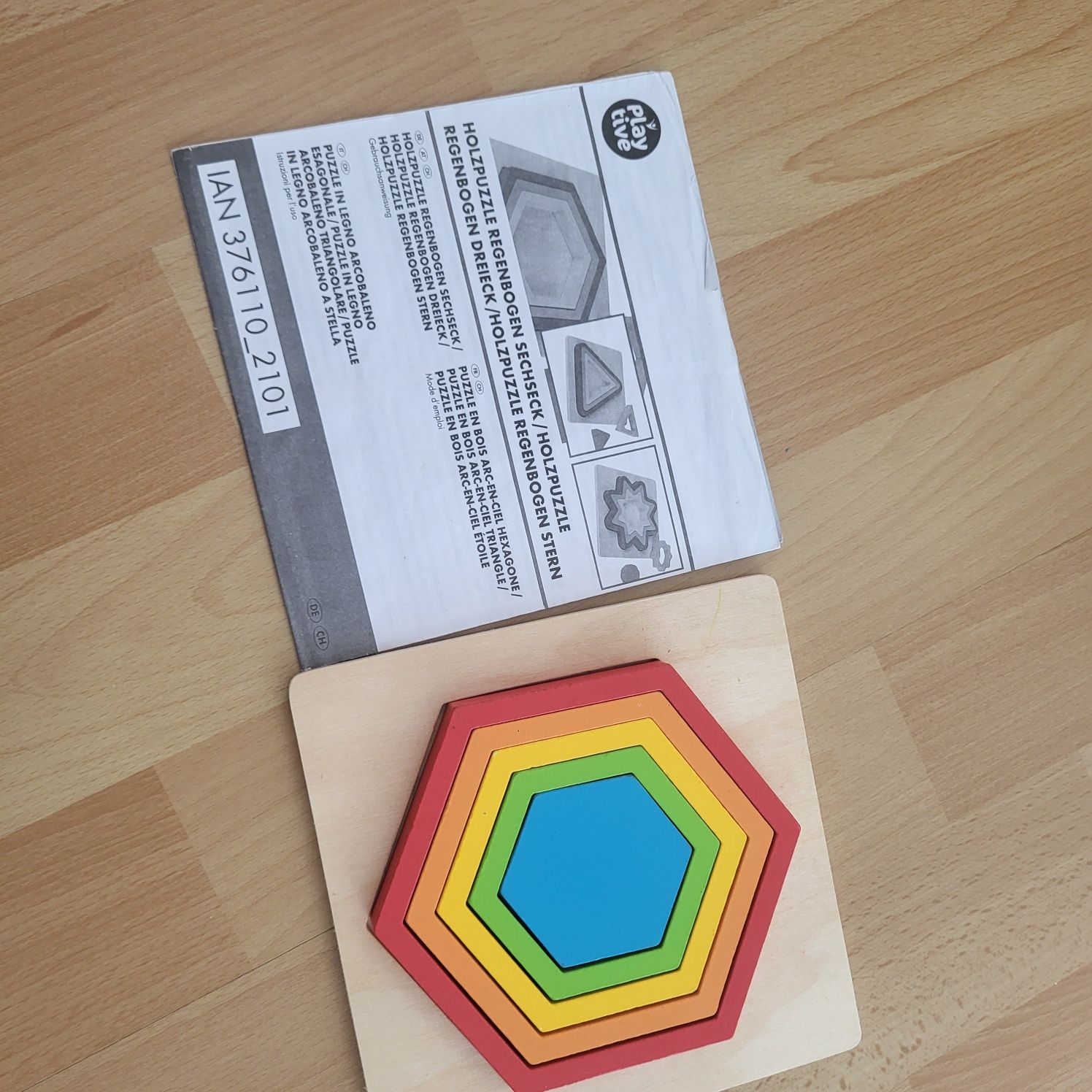 Zestaw montessori drewniane puzzle i cyfry