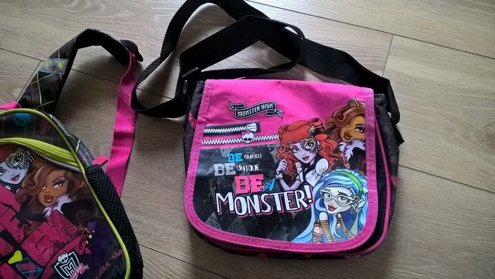 plecak i 2 torebki monster high lps