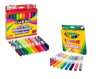 Фломастери Crazart washable, маркери, Crayola