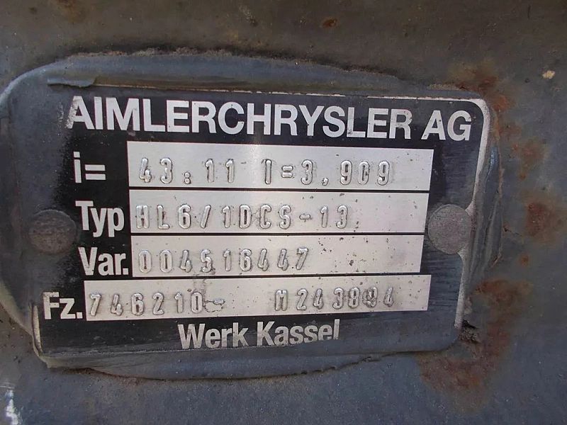 Most Mercedes Actros Axor HL6/43:11 Kompletny