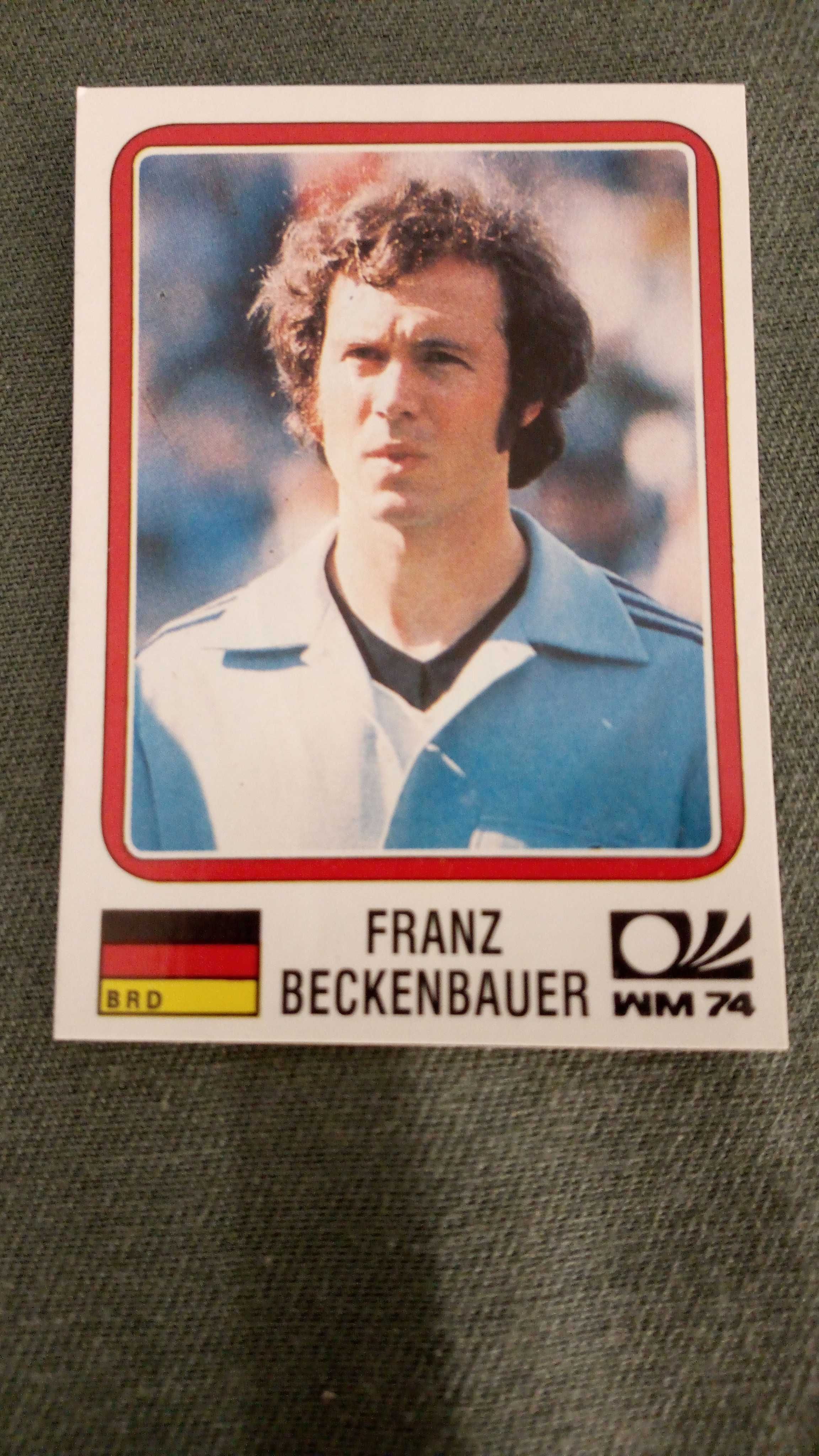 Cromo Panini World Cup Story de Franz Beckenbauer Mundial 74