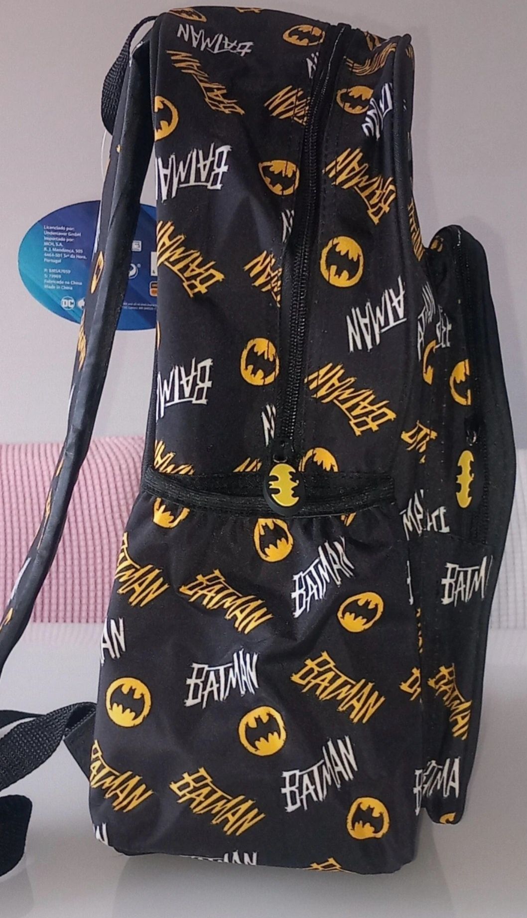 CONJUNTO ESCOLAR BATMAN (mochila+estojo+lancheira)