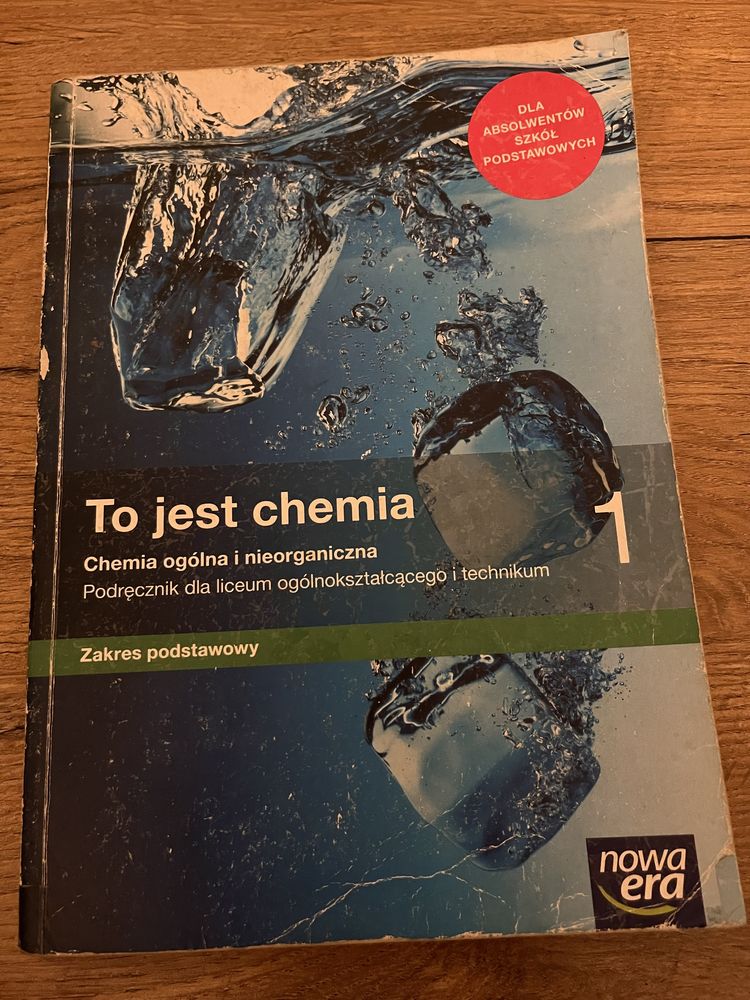 Podręcznik To jest chemia 1 nowa era zakres podstawowy