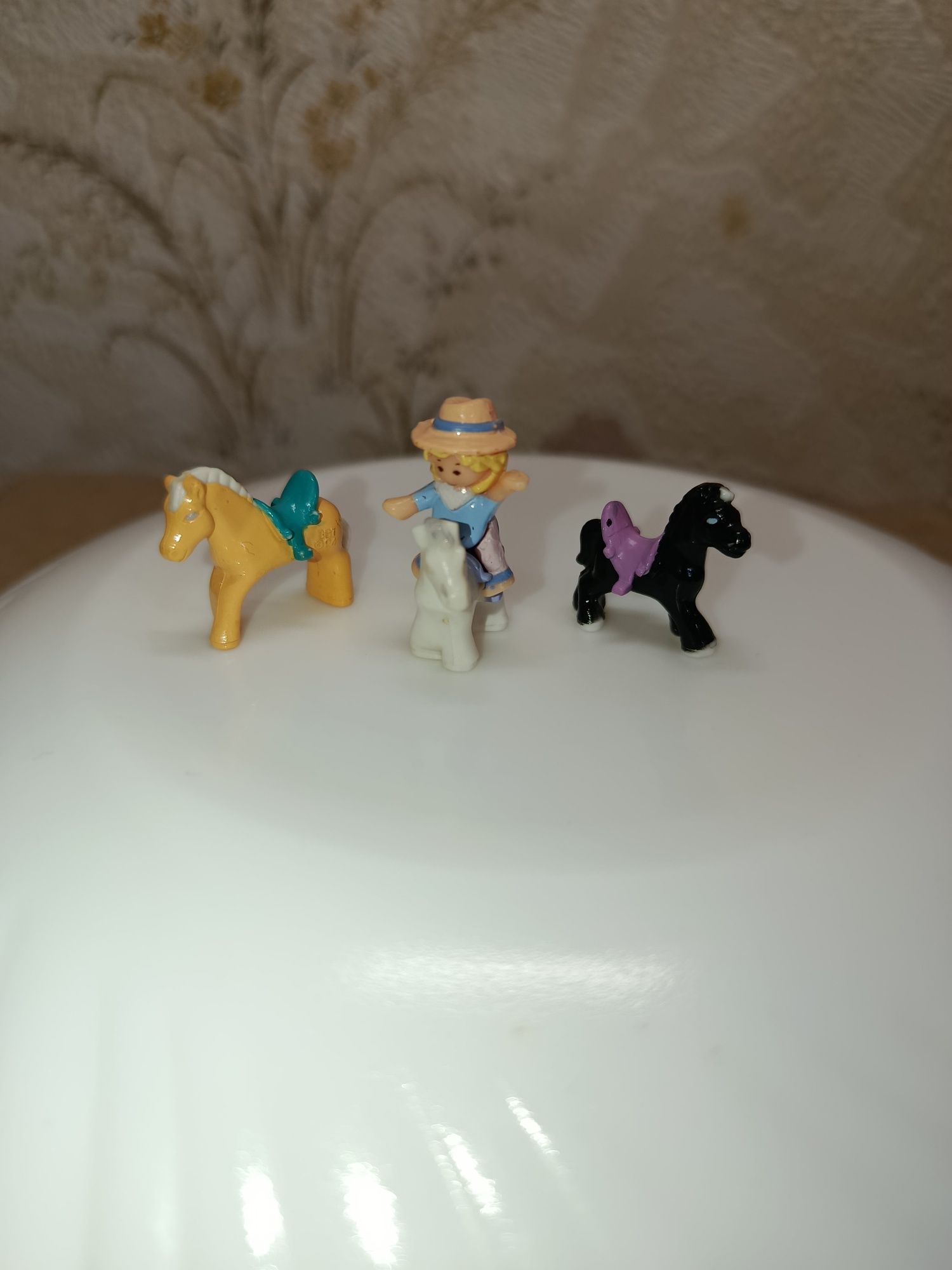 Винтаж 1994 микро мини Полли Поккет лошадь пони Polly Pocket