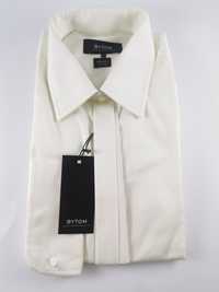 Nowa koszula Bytom biała ecru lekko beżowa męska rozmiar 43 LONDON 8