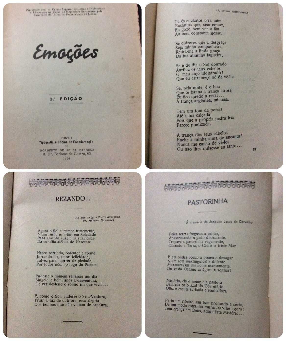 - Luciano de Araújo. Emoções ( Poesia ), 1934
