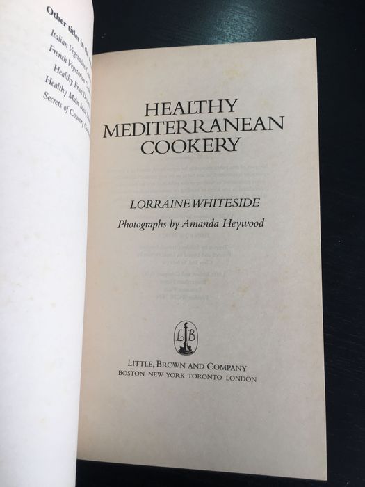 Healthy Mediterranean Cookery, de Lorraine Whiteside