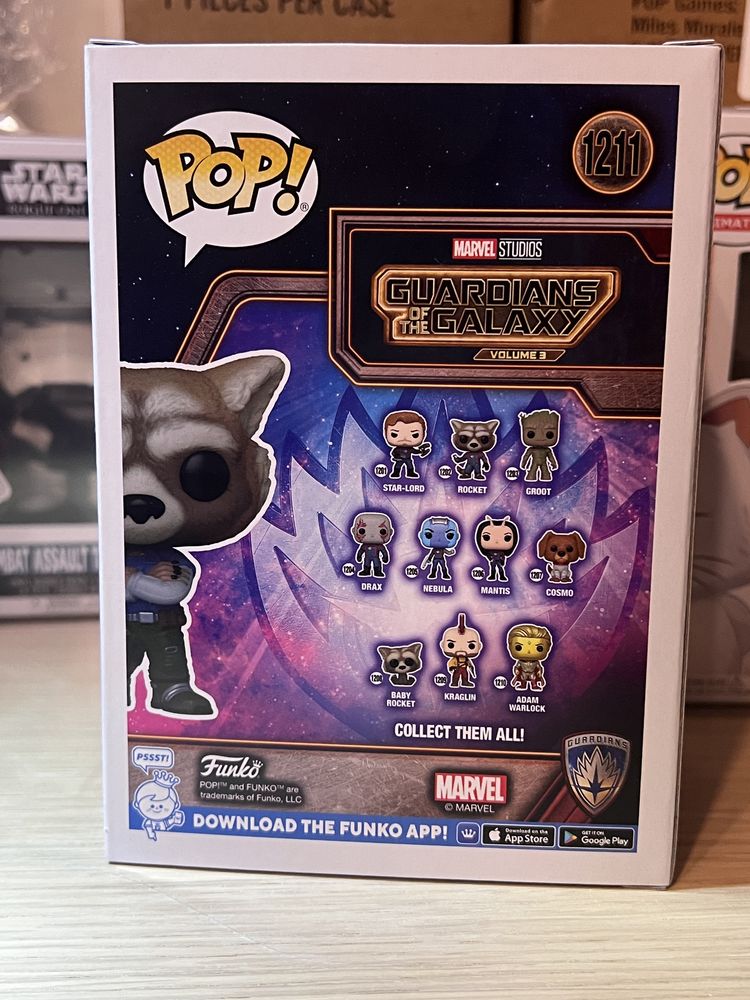 Rocket 1211 Marvel Guardians of The Galaxy Box Lunch Funko Pop