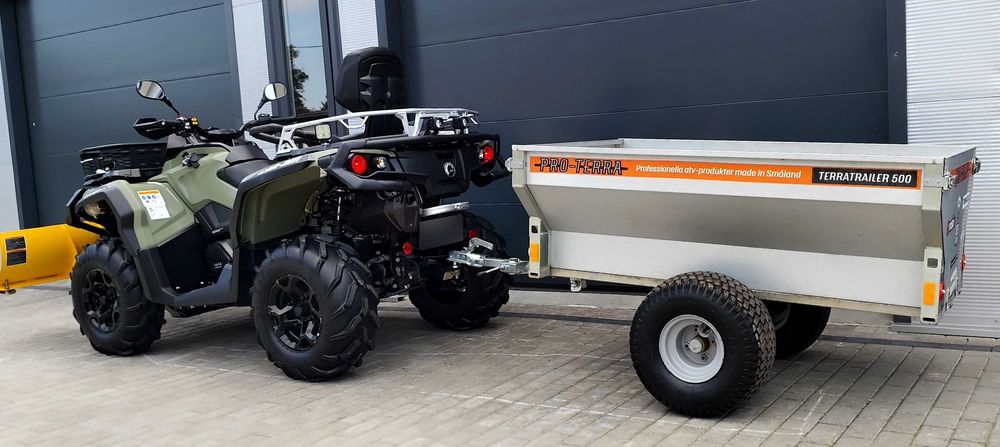 Can-Am Outlander 650 MAX PRO+, PRZYCZEPA, pług, max wyposażenie!
