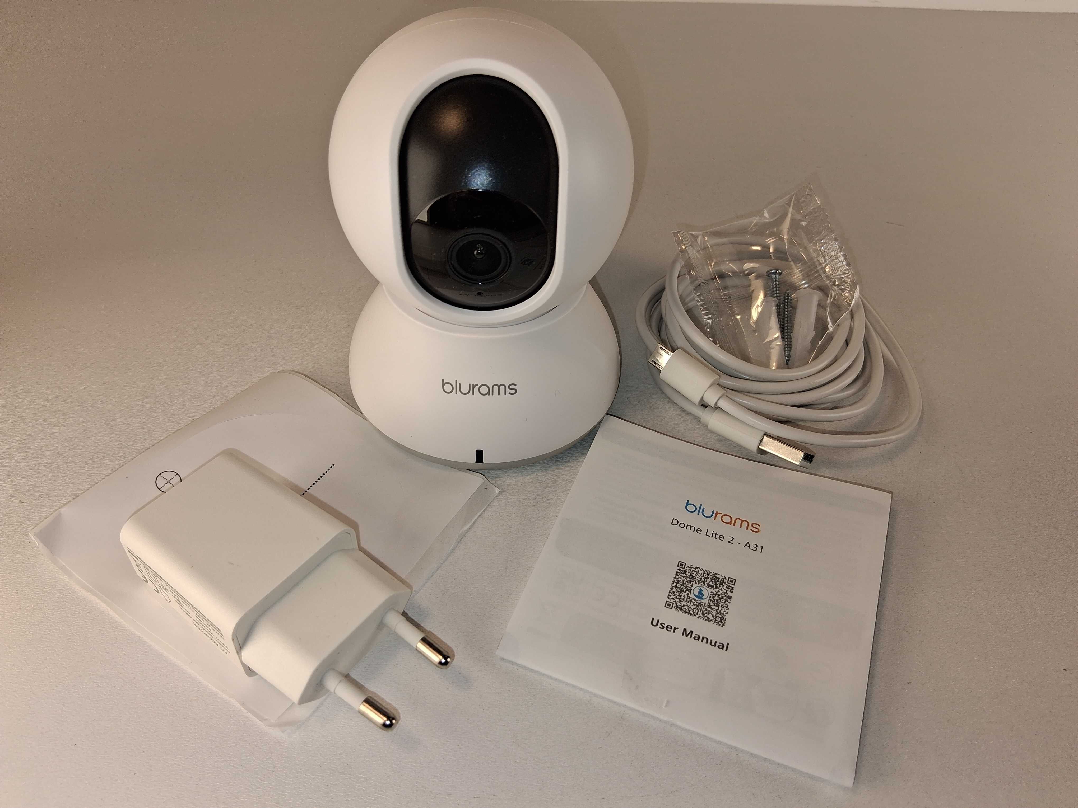 E043 Kamera Bluarams Dome Lite 2 A31 Smart Pan-Tilt Monitoring