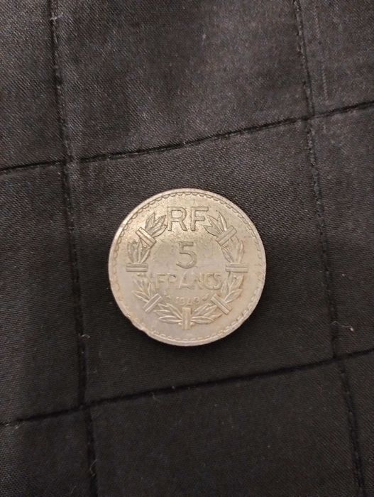 Moneta, 5 franków 1949, Francja