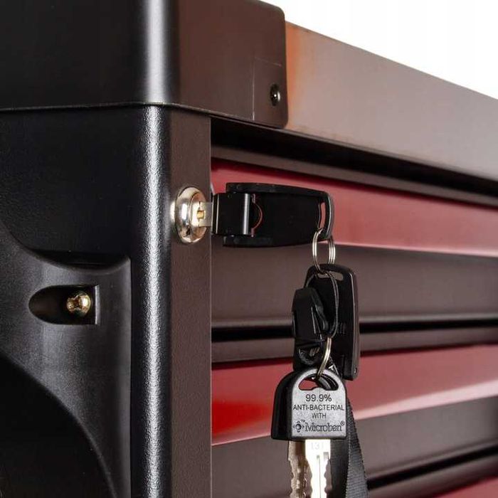 SZAFKA WARSZTATOWA WÓZEK Narzędziowy Serwisowy Pusty 7-Szuflad Półka