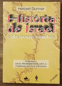 história de israel e dos povos vizinhos, herbert donner, vol 1