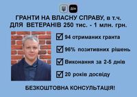 ГРАНТ єРобота під ключ бізнес-план заявка супровід. Виграно 94 гранти!