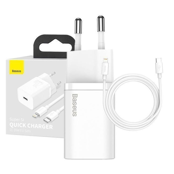 20W Charger (Biała) Sieciowa Usb-C Ładowarka Przewodem Lightning