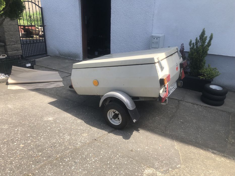 Przyczepka WEB STEMA 450 H zamykana zabytkowa stan bdb