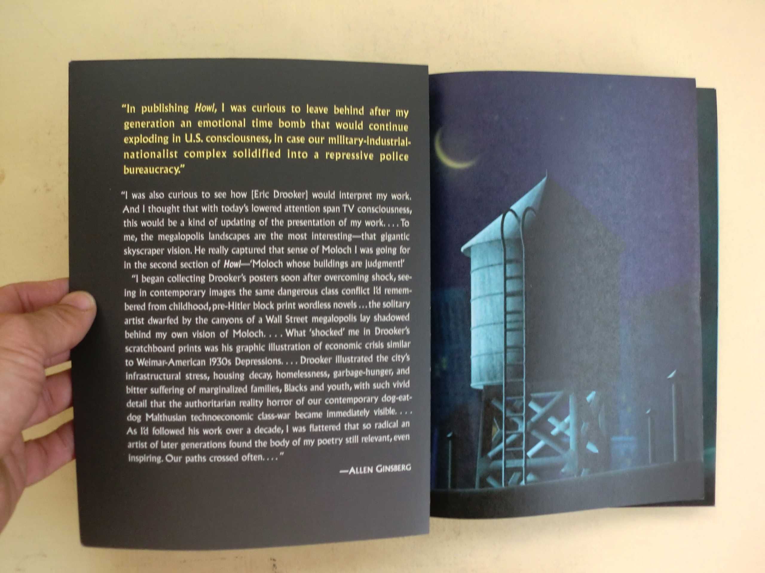 Graphic Novel HOWL
by Eric Drooker and Allen Ginsberg