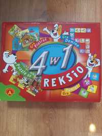 Gra Reksio 4w1 domino puzzle