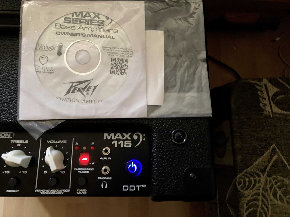 Wzmacniacz piec basowy PEAVEY Max115 do basu – JAK NOWY